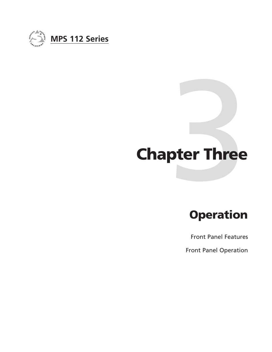 Ch. 3: operation | Extron Electronics MPS 112_112CS User Guide User Manual | Page 17 / 46