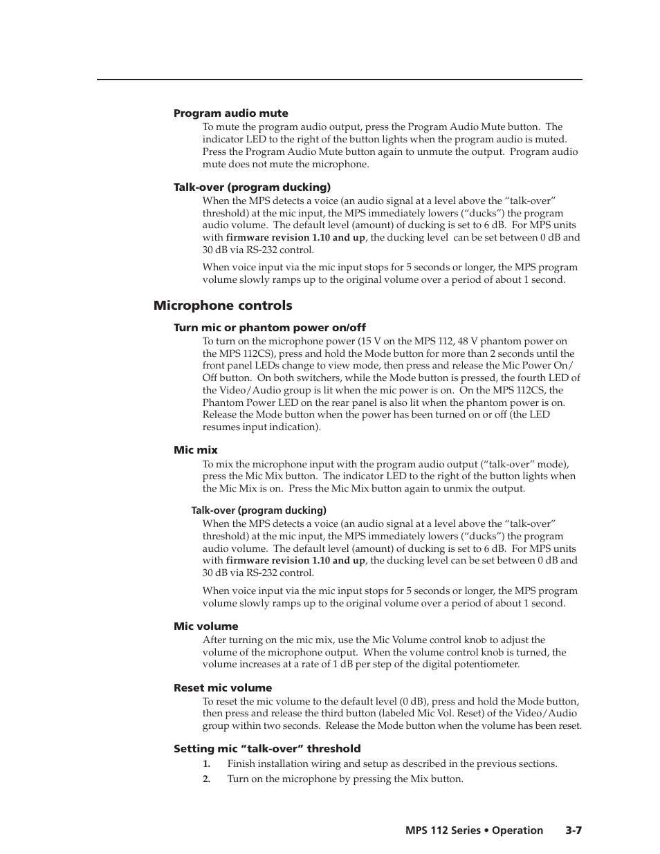 Preliminar y | Extron Electronics MPS 112_112CS User Guide User Manual | Page 23 / 46