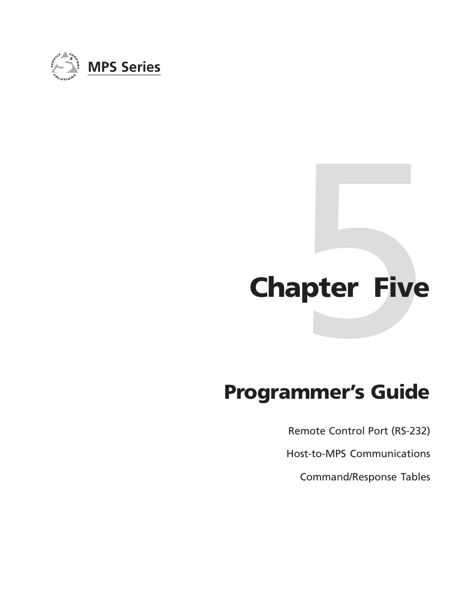 Ch. 5: programmer's guide | Extron Electronics MPS 112_112CS User Guide User Manual | Page 29 / 46