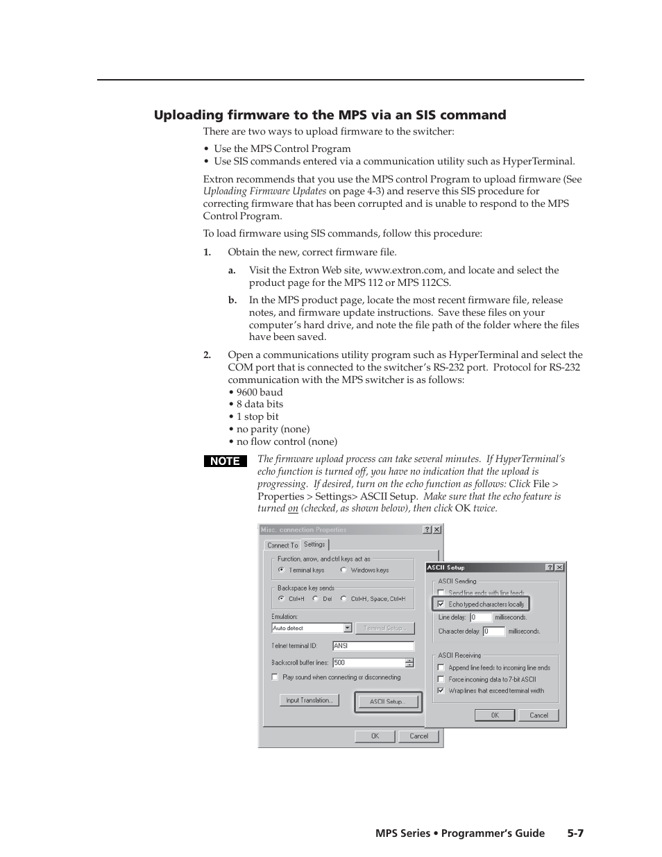 Preliminar y | Extron Electronics MPS 112_112CS User Guide User Manual | Page 35 / 46