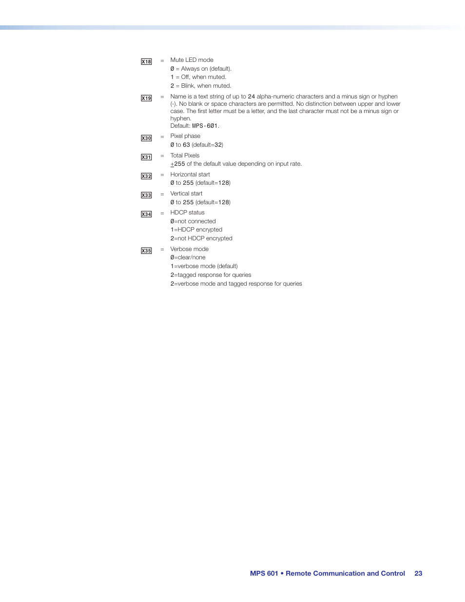 Extron Electronics MPS 601 User Guide User Manual | Page 29 / 54