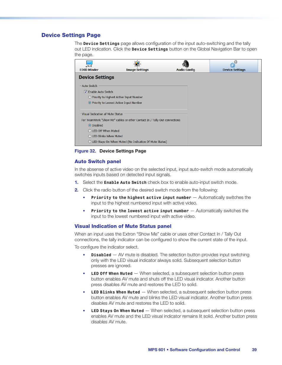 Indicator (see | Extron Electronics MPS 601 User Guide User Manual | Page 45 / 54