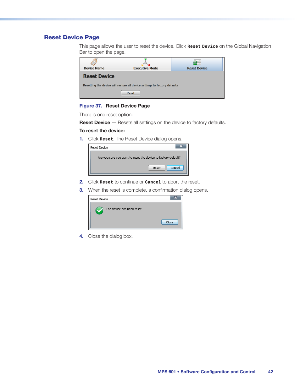 Extron Electronics MPS 601 User Guide User Manual | Page 48 / 54