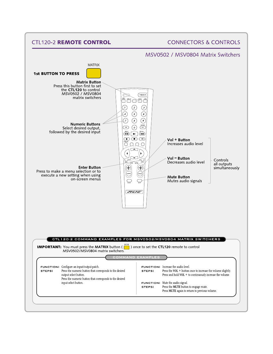 Extron Electronics MSV0502 User Manual | Page 23 / 26