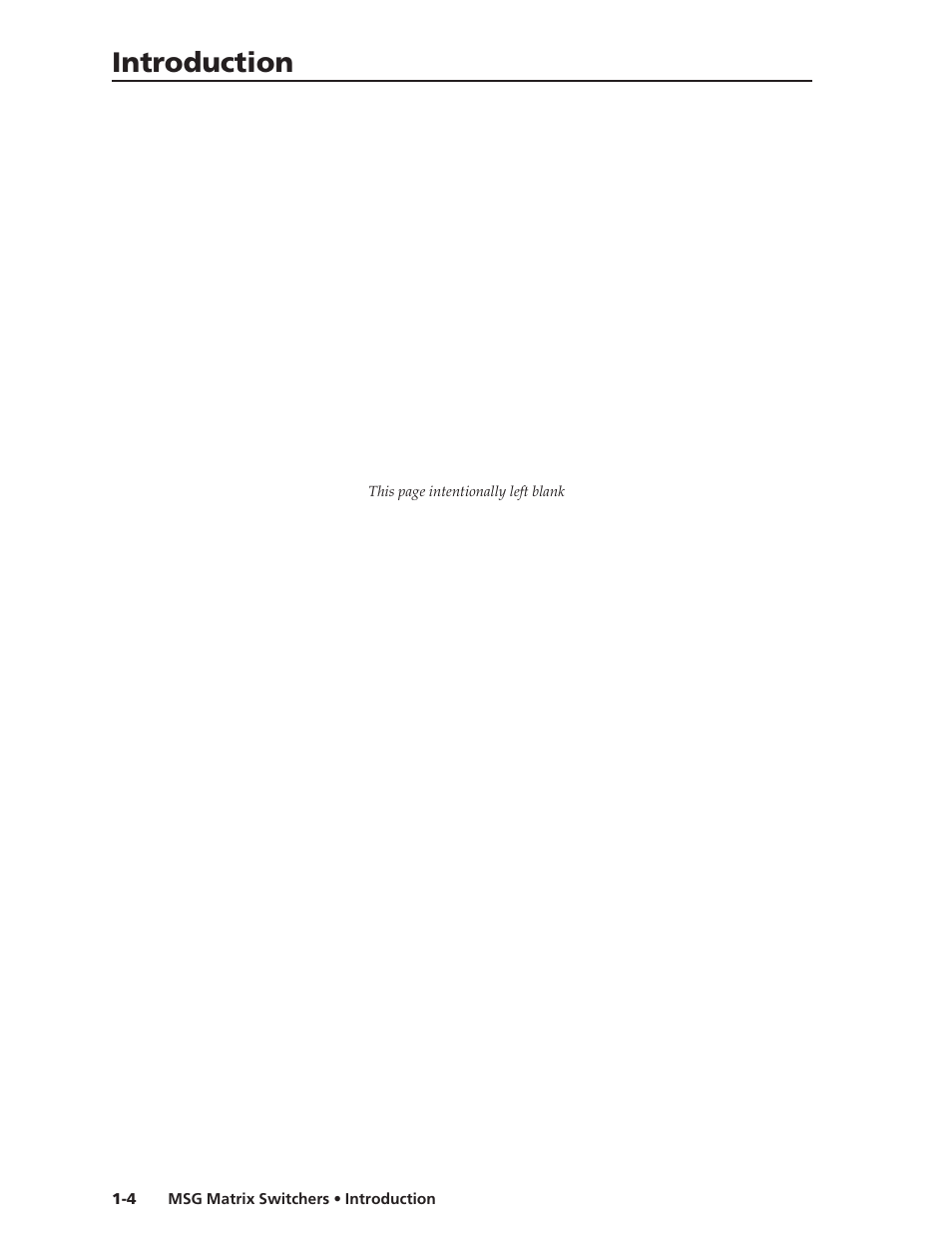 Introduction | Extron Electronics MSG0808 User Manual | Page 10 / 54
