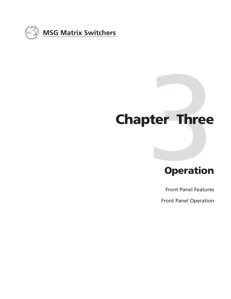 Extron Electronics MSG0808 User Manual | Page 19 / 54