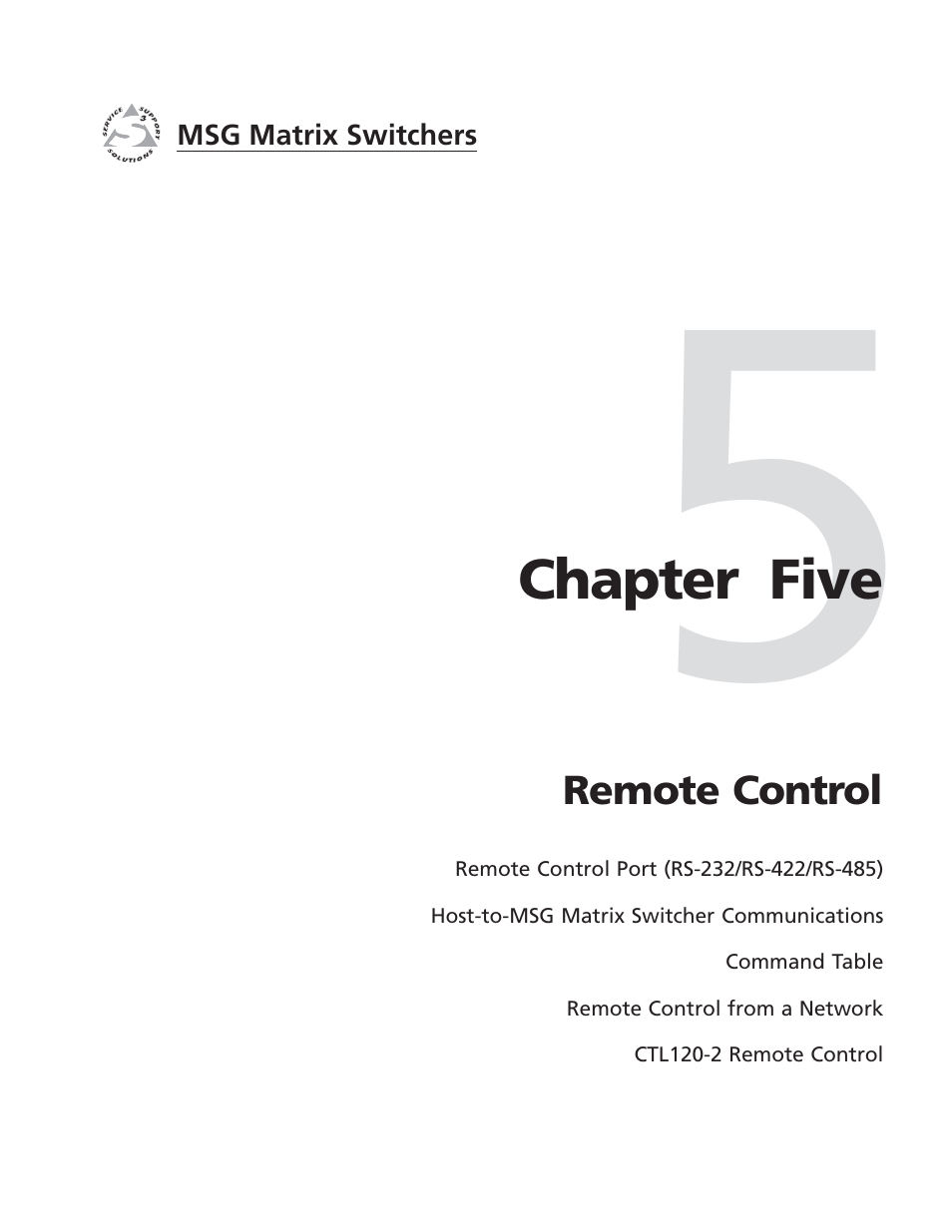 Extron Electronics MSG0808 User Manual | Page 31 / 54