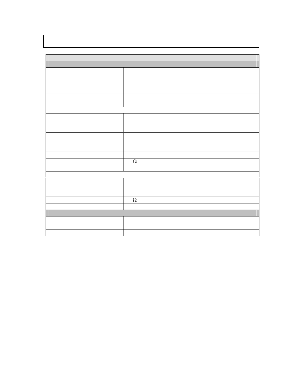 Specifications | Extron Electronics MSG0603 User Manual | Page 21 / 24