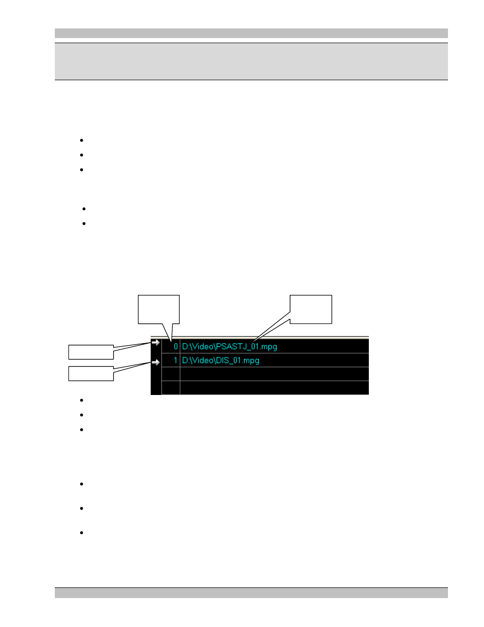 Chapter 6, The playlist display, The playlist | Adding a clip to the playlist, Chapter 6: the playlist display | Extron Electronics MS9500 HD FrEND Plus User Manual | Page 47 / 112