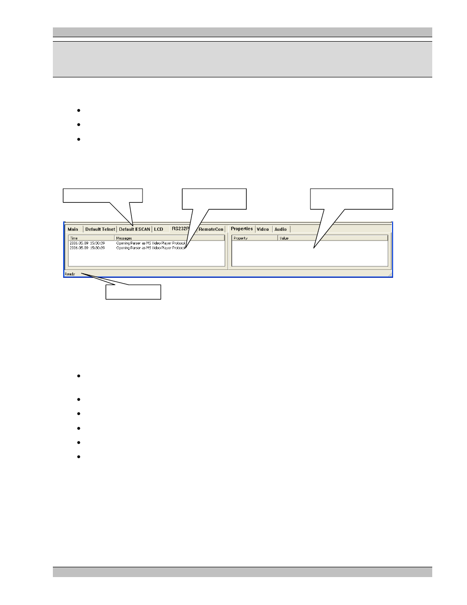Chapter 9, The log / file information windows, The log window | Chapter 9: the log / file information windows | Extron Electronics MS9500 HD FrEND Plus User Manual | Page 55 / 112