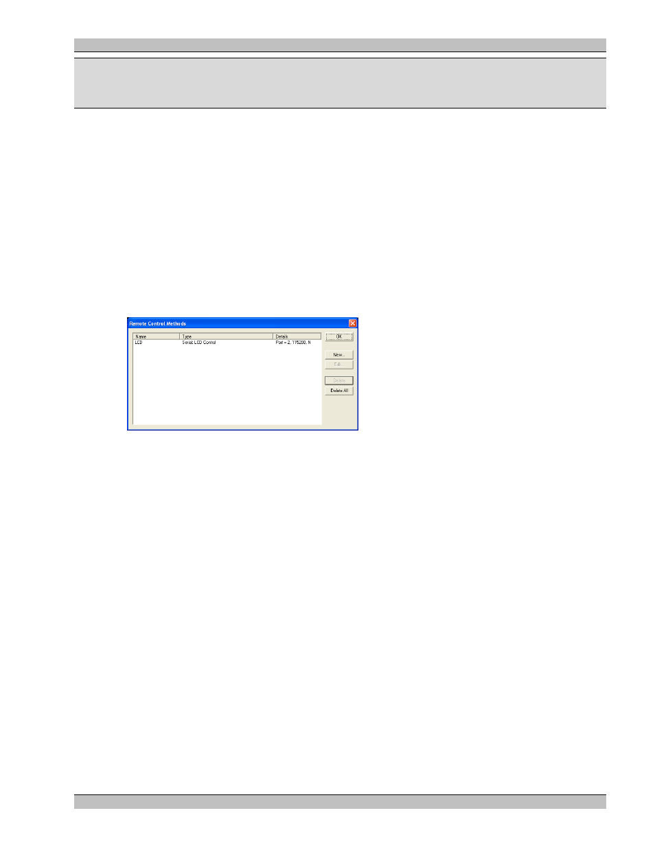 Chapter 11, Remote control configuration, The remote control methods dialog | To create a new method, To edit method settings, To delete a method, Chapter 11: remote control configuration | Extron Electronics MS9500 HD FrEND Plus User Manual | Page 61 / 112