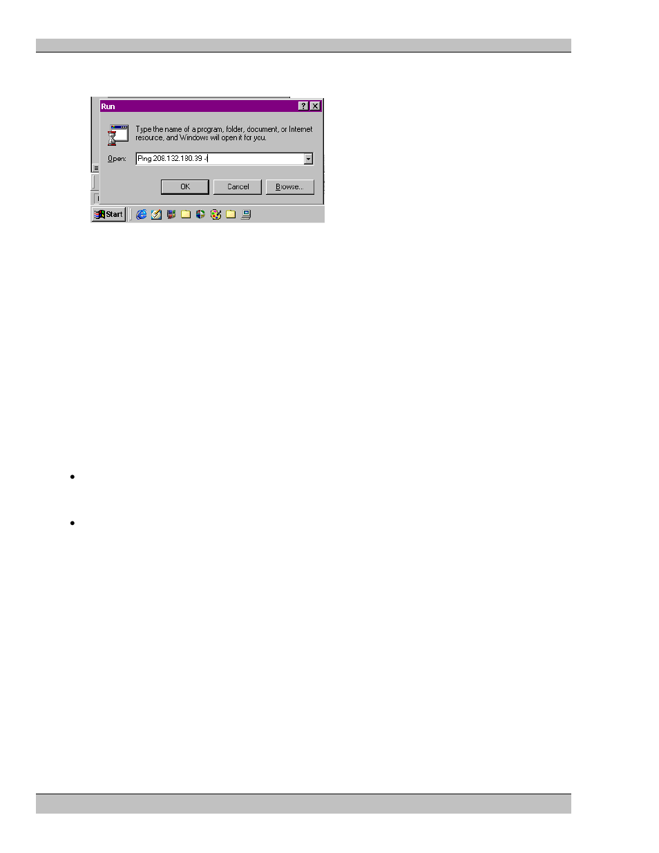 Example 1: a successful ping, Example 2: unsuccessful pings | Extron Electronics MS9200P User Manual | Page 100 / 124