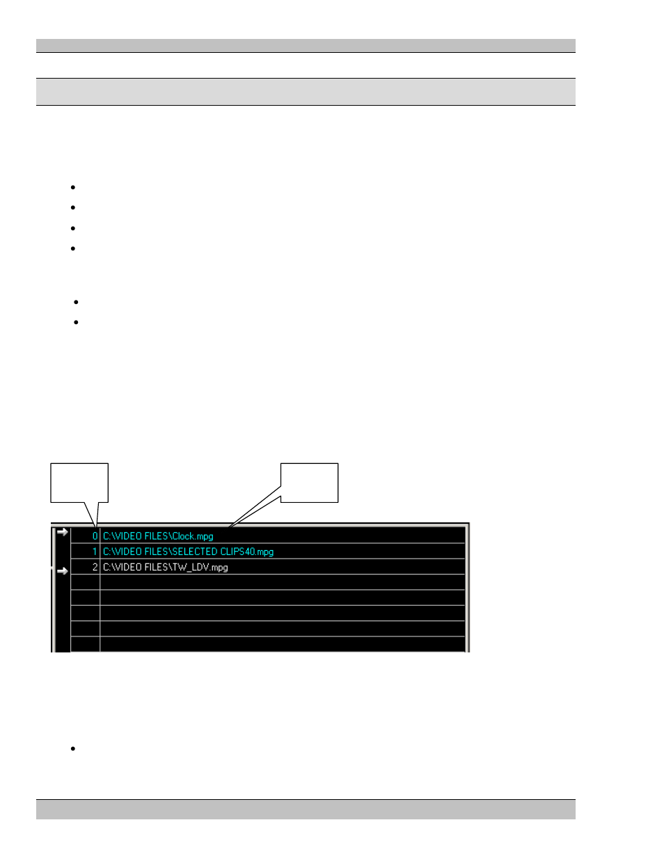 Chapter 2: the playlist display, The playlist, Adding a clip to the playlist | Chapter 2, The playlist display | Extron Electronics MS9200P User Manual | Page 28 / 124