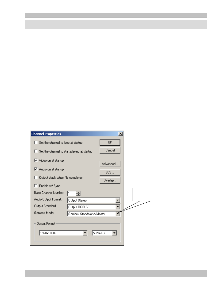 Chapter 8: genlock, Genlock mode, Chapter 8 | Genlock | Extron Electronics MS9200P User Manual | Page 59 / 124
