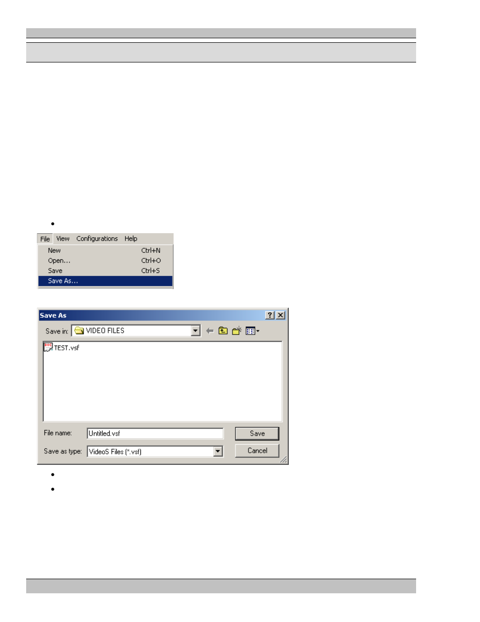 Chapter 10: configuration files, Saving the current configuration, Chapter 10 | Configuration files | Extron Electronics MS9200P User Manual | Page 64 / 124