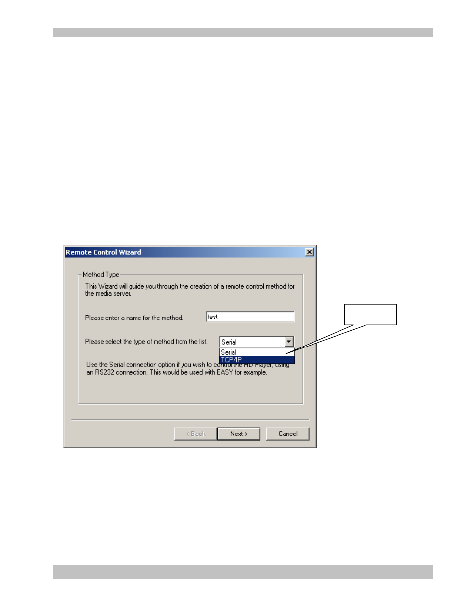To edit method settings, To delete a method, The remote control wizard - method type dialog | Extron Electronics MS9200P User Manual | Page 67 / 124