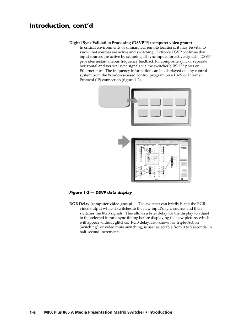 Preliminar y, Introduction, cont’d | Extron Electronics MPX Plus 866 A Rev. B User Manual | Page 16 / 222