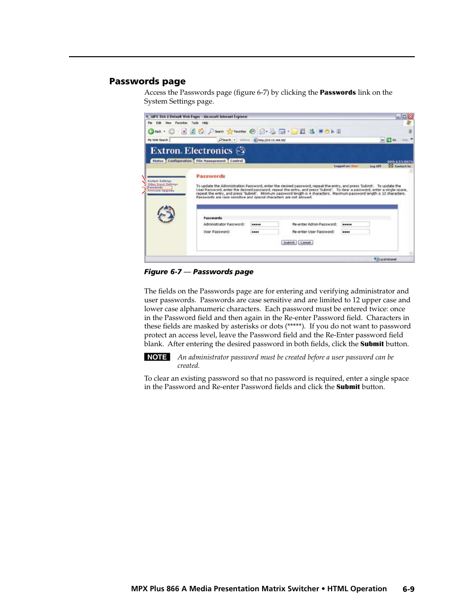 Preliminar y | Extron Electronics MPX Plus 866 A Rev. B User Manual | Page 173 / 222
