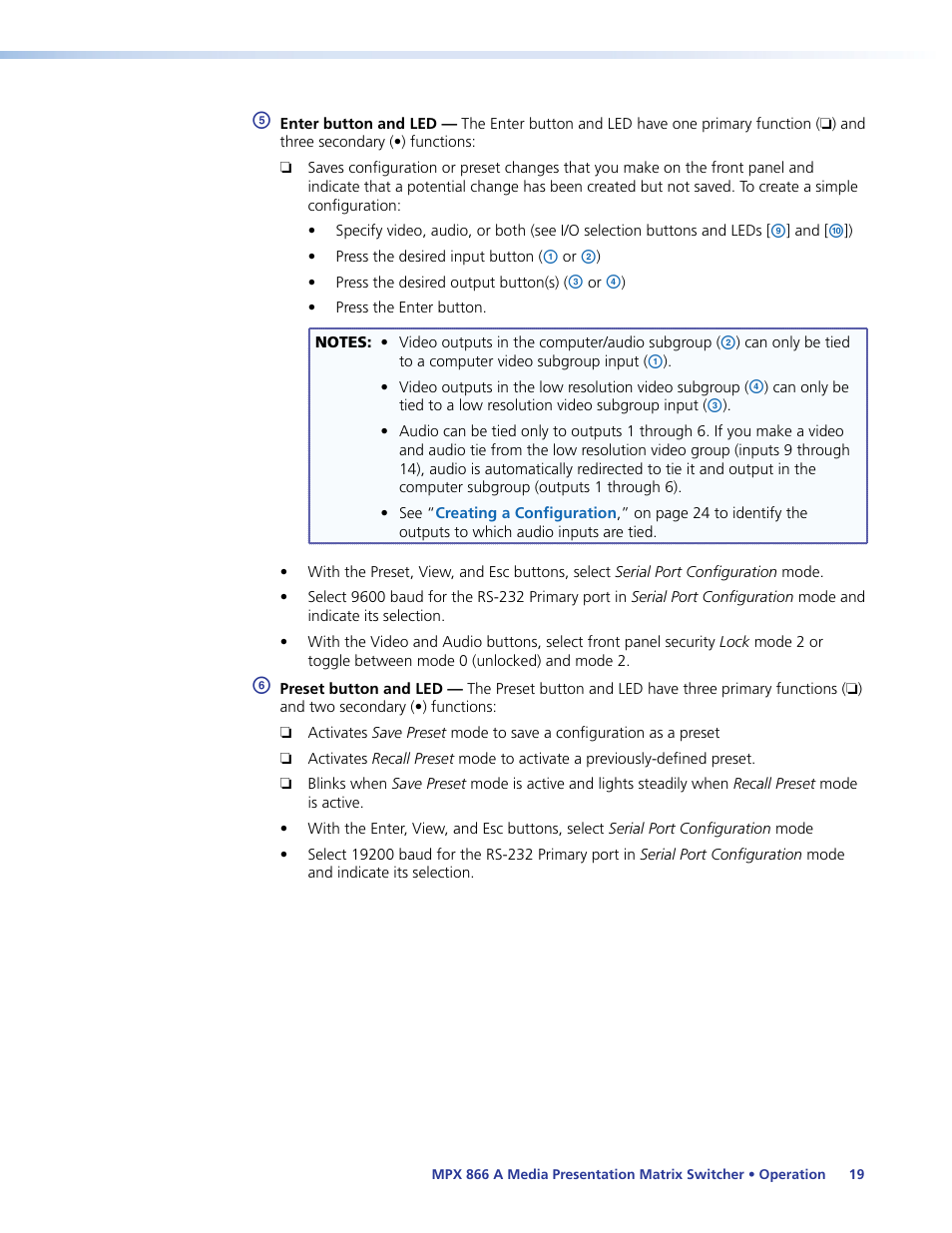 Extron Electronics MPX 866 A User Guide User Manual | Page 24 / 134