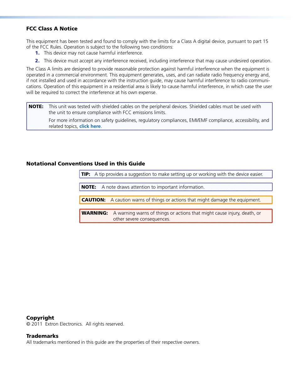 Extron Electronics MPX 866 A User Guide User Manual | Page 3 / 134