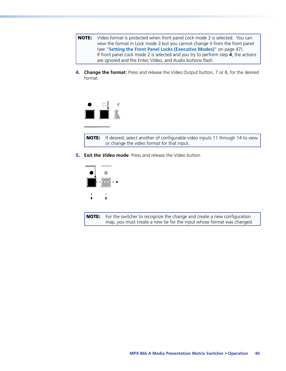 Extron Electronics MPX 866 A User Guide User Manual | Page 45 / 134