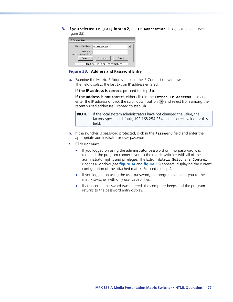 Extron Electronics MPX 866 A User Guide User Manual | Page 82 / 134
