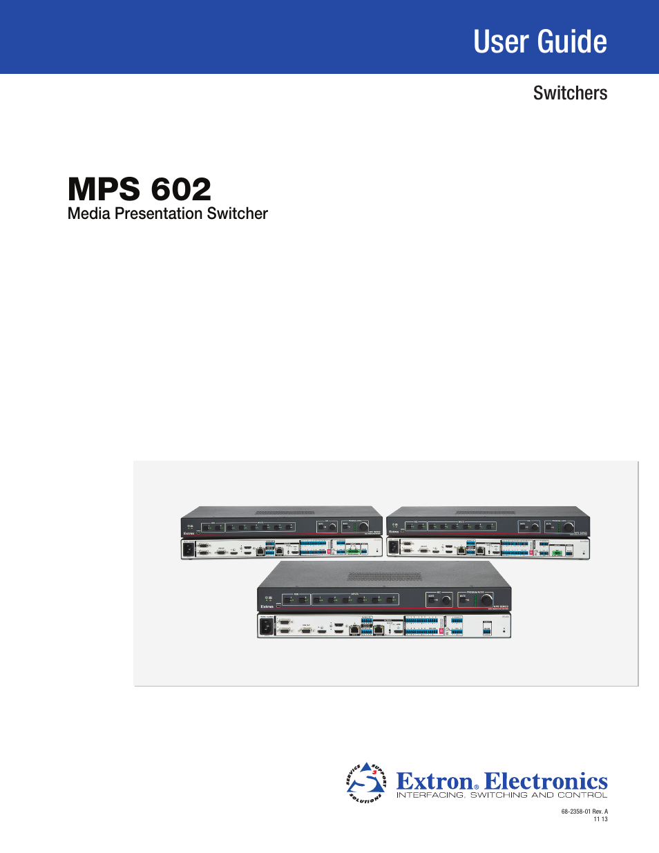 Extron Electronics MPS 602 Series User Guide User Manual | 44 pages
