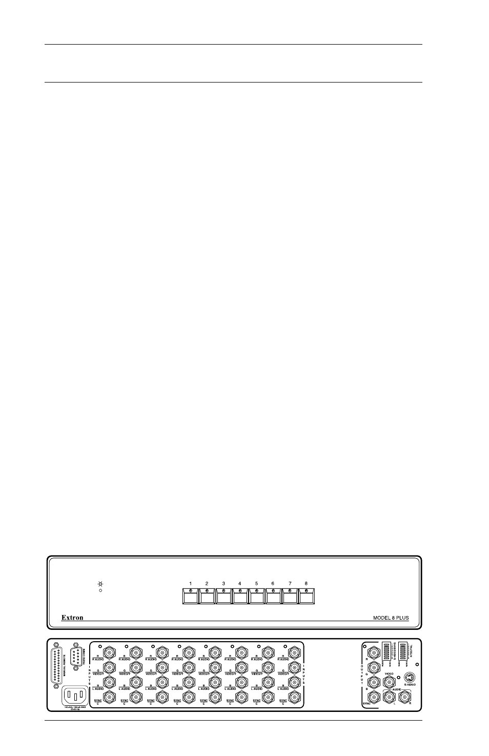 Introduction | Extron Electronics 8 PLUS SWITCHER User Manual | Page 6 / 30