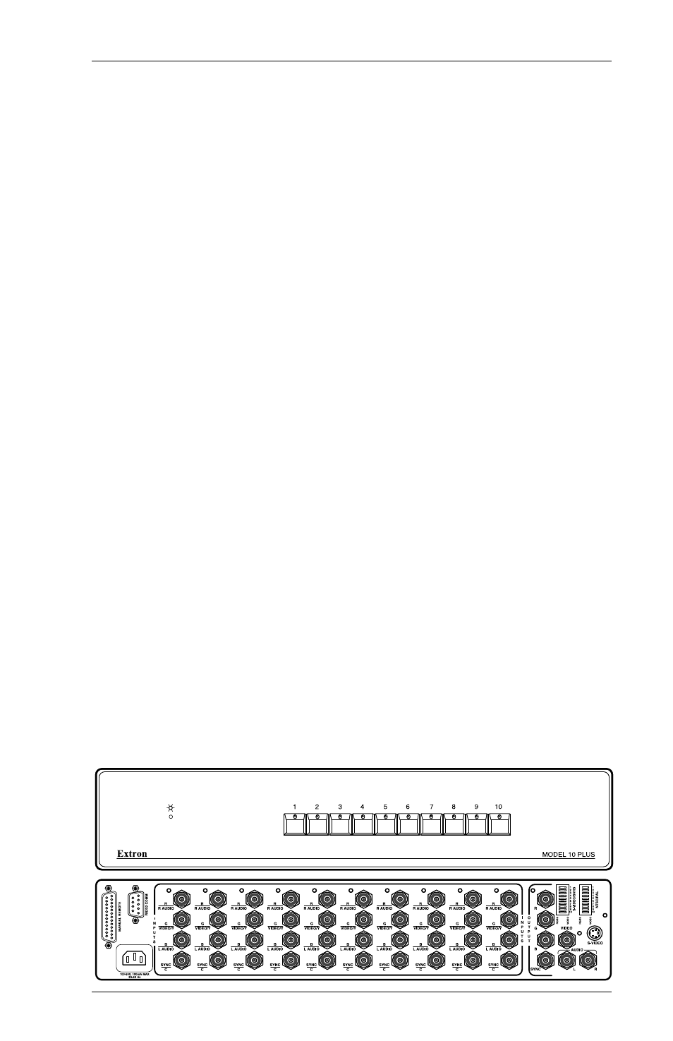 Description of features, Rgb delay) – triple action switching | Extron Electronics 8 PLUS SWITCHER User Manual | Page 7 / 30
