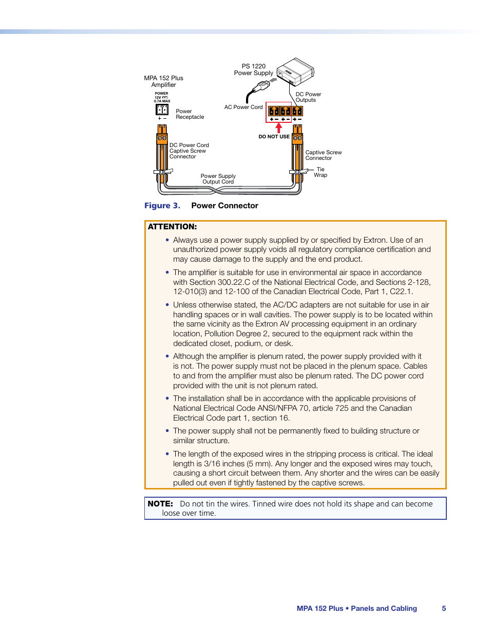 Extron Electronics MPA 152 Plus User Guide User Manual | Page 11 / 22