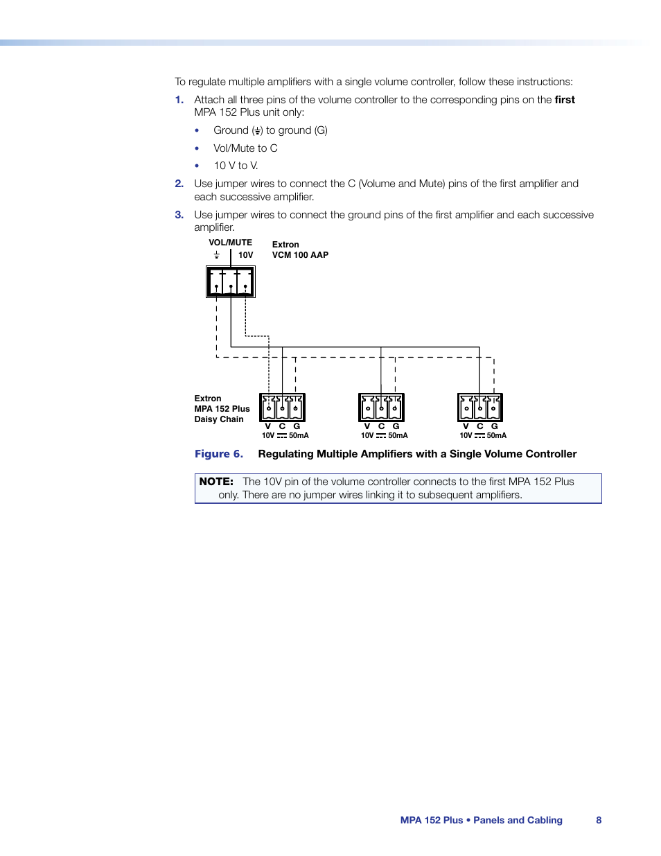 Extron Electronics MPA 152 Plus User Guide User Manual | Page 14 / 22