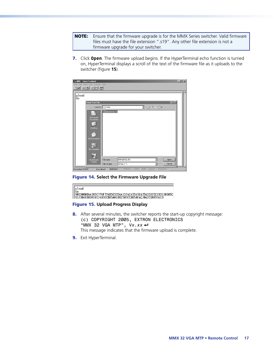 Extron Electronics MMX 32 VGA MTP User Guide User Manual | Page 22 / 33
