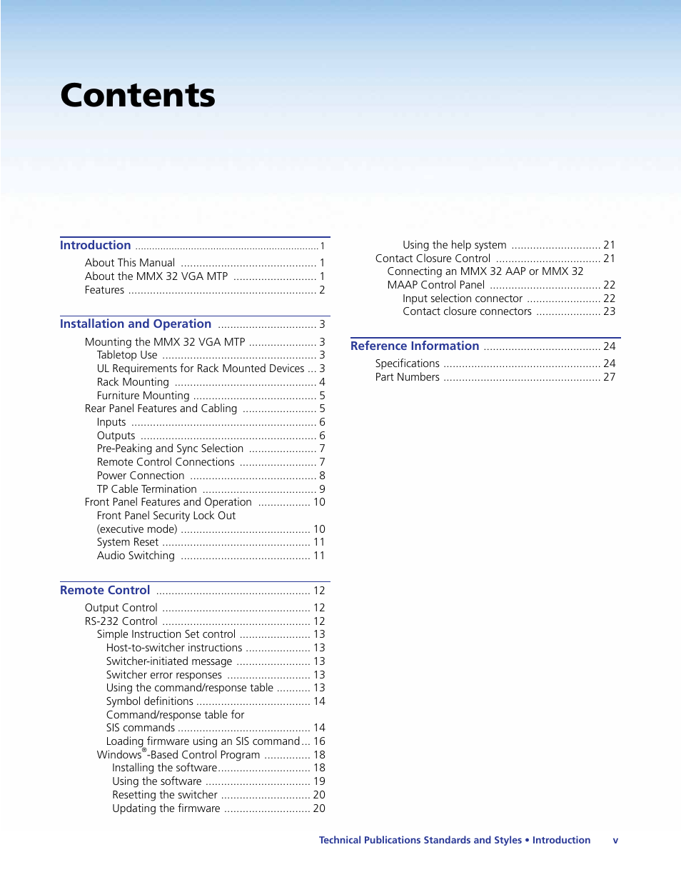Extron Electronics MMX 32 VGA MTP User Guide User Manual | Page 5 / 33