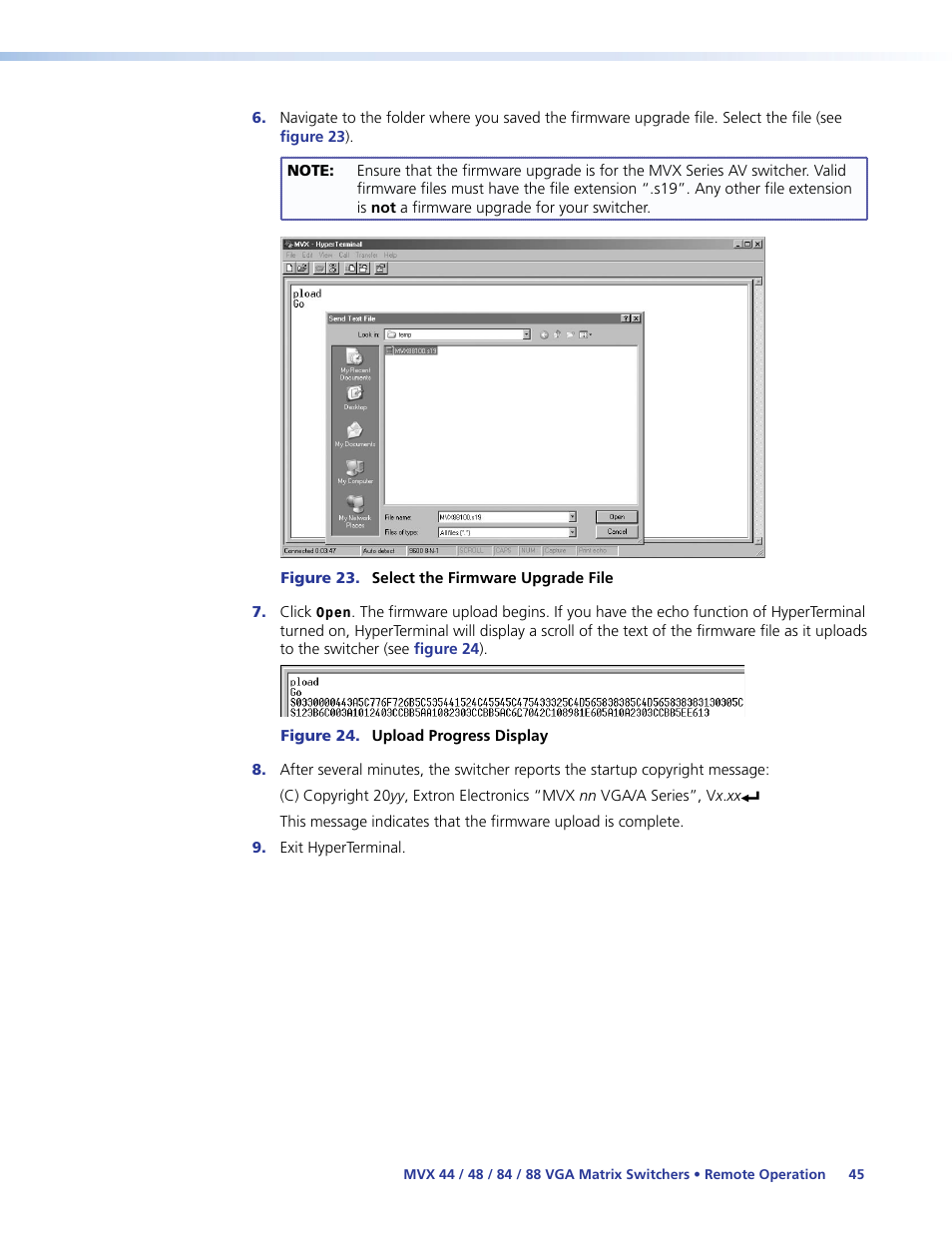 Extron Electronics MVX 44_48_84_88 Series User Guide User Manual | Page 51 / 70