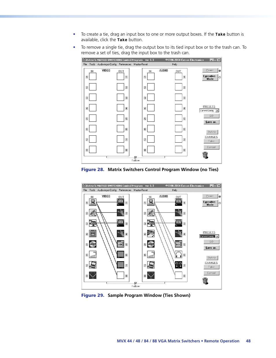 Figure 28, Figure 29 | Extron Electronics MVX 44_48_84_88 Series User Guide User Manual | Page 54 / 70