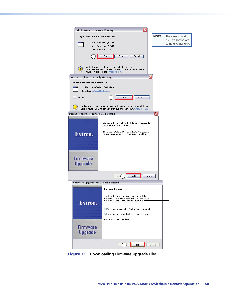 Eens (see, Figure 31 | Extron Electronics MVX 44_48_84_88 Series User Guide User Manual | Page 56 / 70