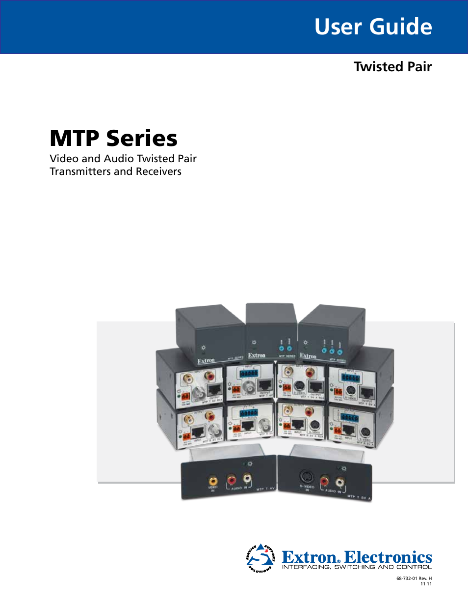 Extron Electronics MTP Series User Guide User Manual | 28 pages