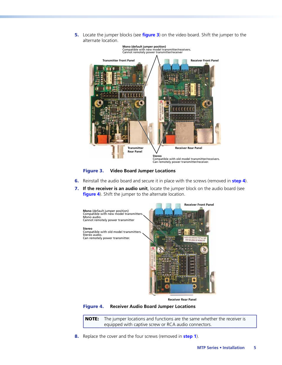 Extron Electronics MTP Series User Guide User Manual | Page 11 / 28
