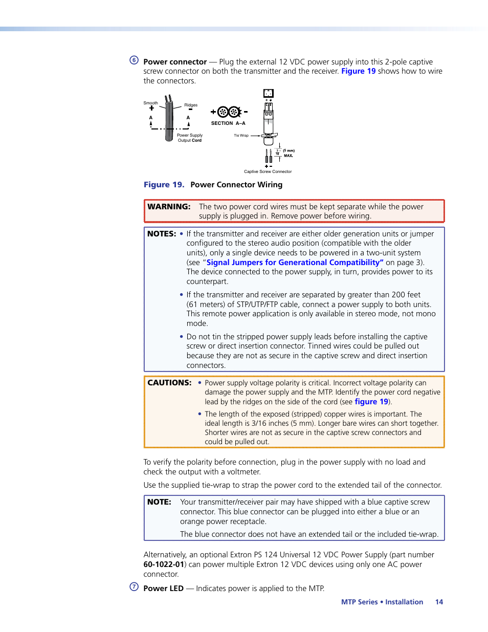 Extron Electronics MTP Series User Guide User Manual | Page 20 / 28