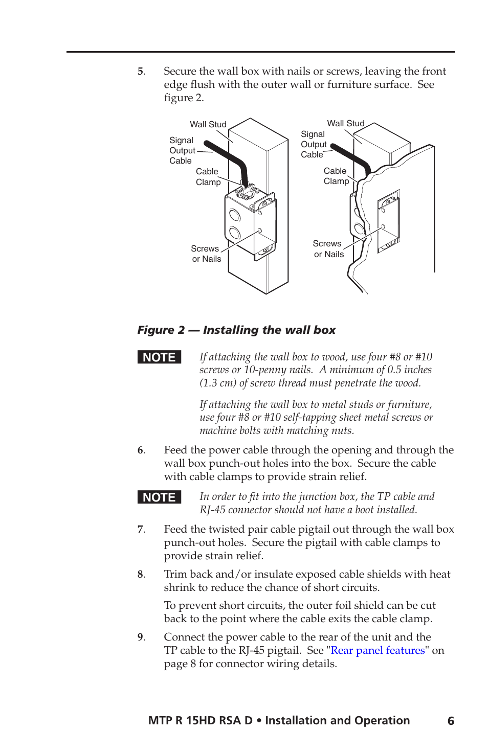 Extron Electronics MTP R 15HD RSA D User Guide User Manual | Page 10 / 27
