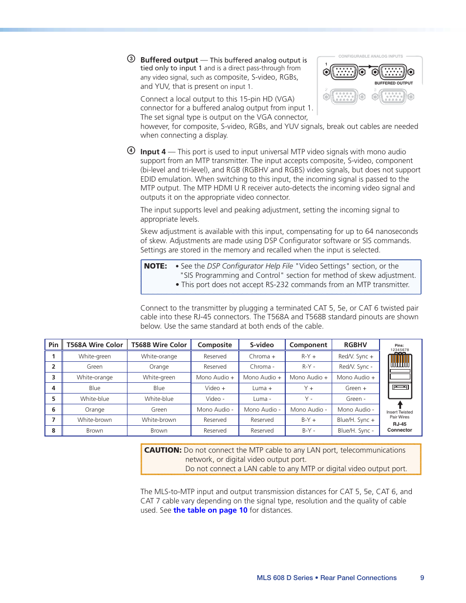 Extron Electronics MLS 608 D Series User Guide User Manual | Page 15 / 100