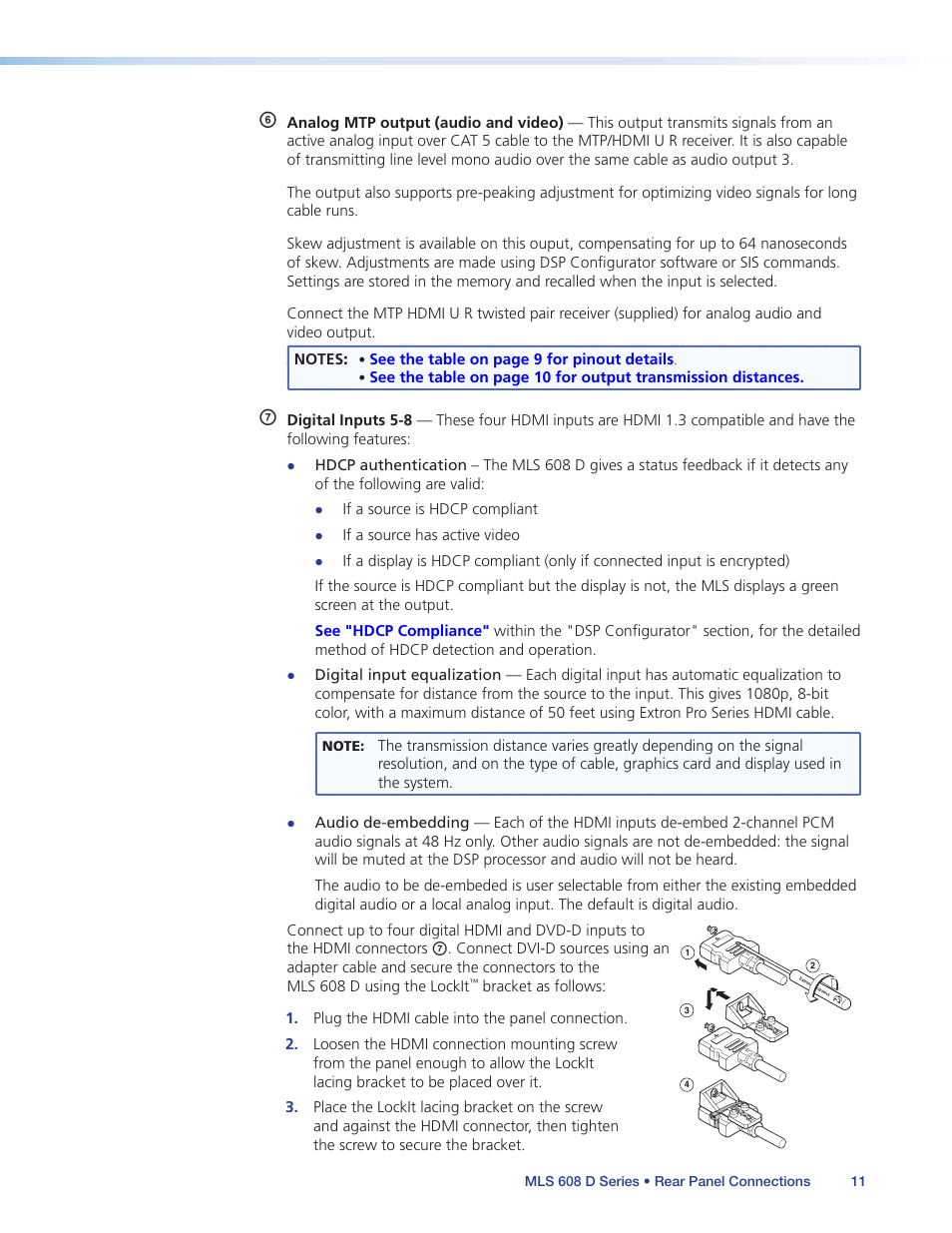 Extron Electronics MLS 608 D Series User Guide User Manual | Page 17 / 100