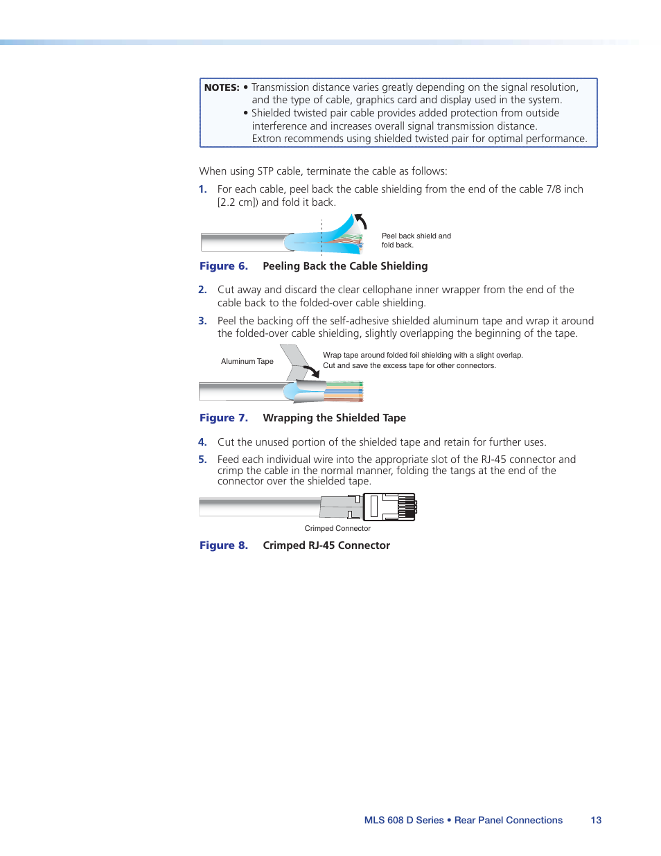 Extron Electronics MLS 608 D Series User Guide User Manual | Page 19 / 100