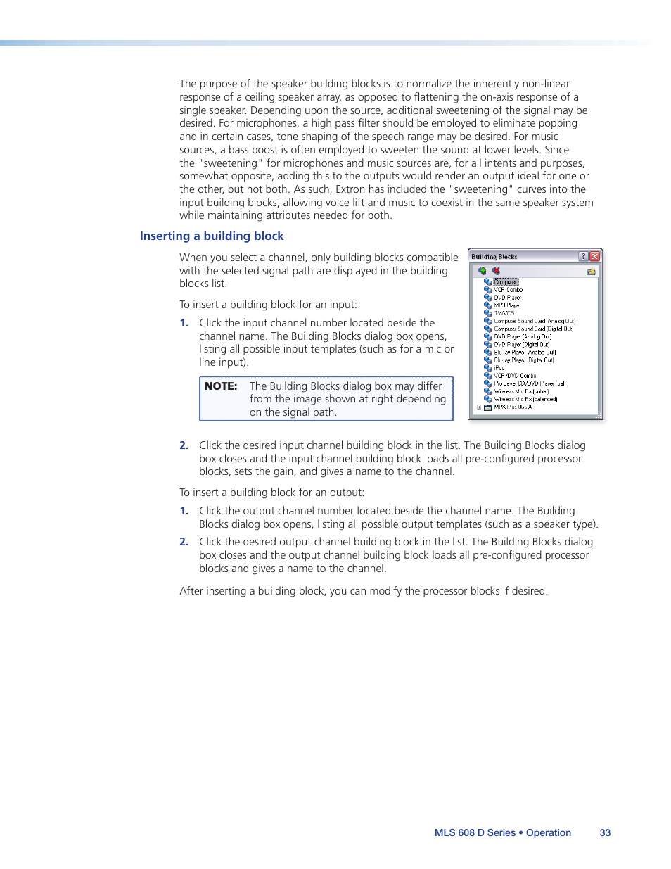 Extron Electronics MLS 608 D Series User Guide User Manual | Page 39 / 100