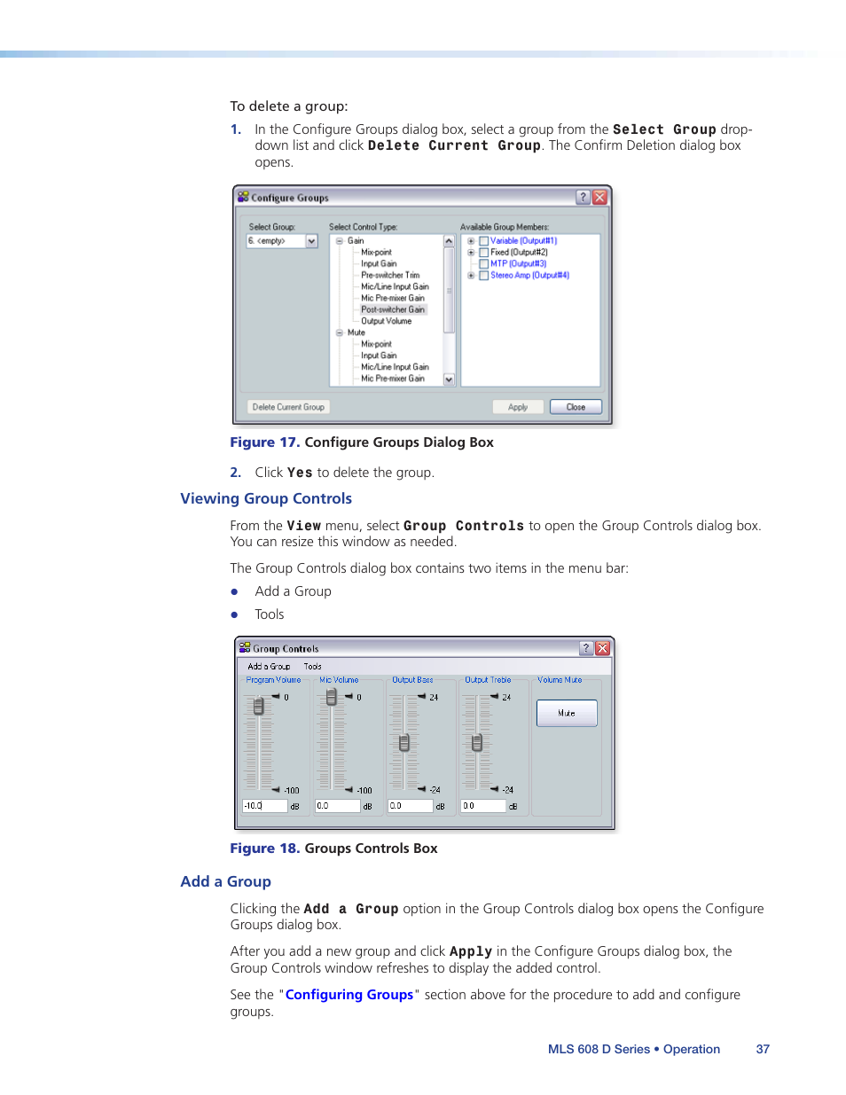 Extron Electronics MLS 608 D Series User Guide User Manual | Page 43 / 100