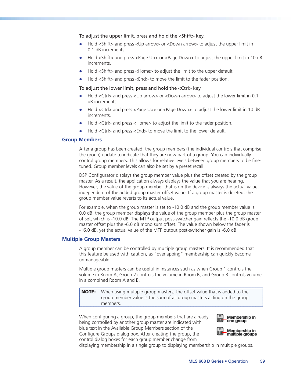 Extron Electronics MLS 608 D Series User Guide User Manual | Page 45 / 100