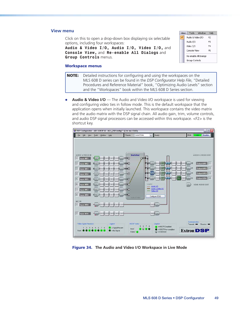 Extron Electronics MLS 608 D Series User Guide User Manual | Page 55 / 100