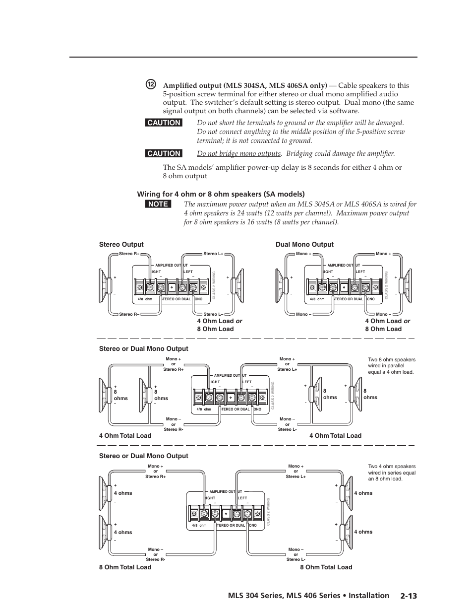 Preliminar y | Extron Electronics MLS 406SA User Manual | Page 21 / 62