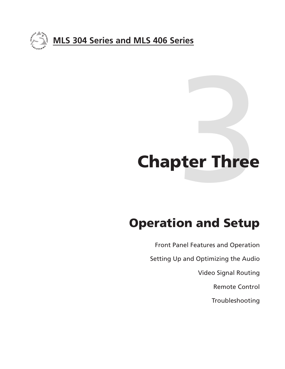 Extron Electronics MLS 406SA User Manual | Page 25 / 62