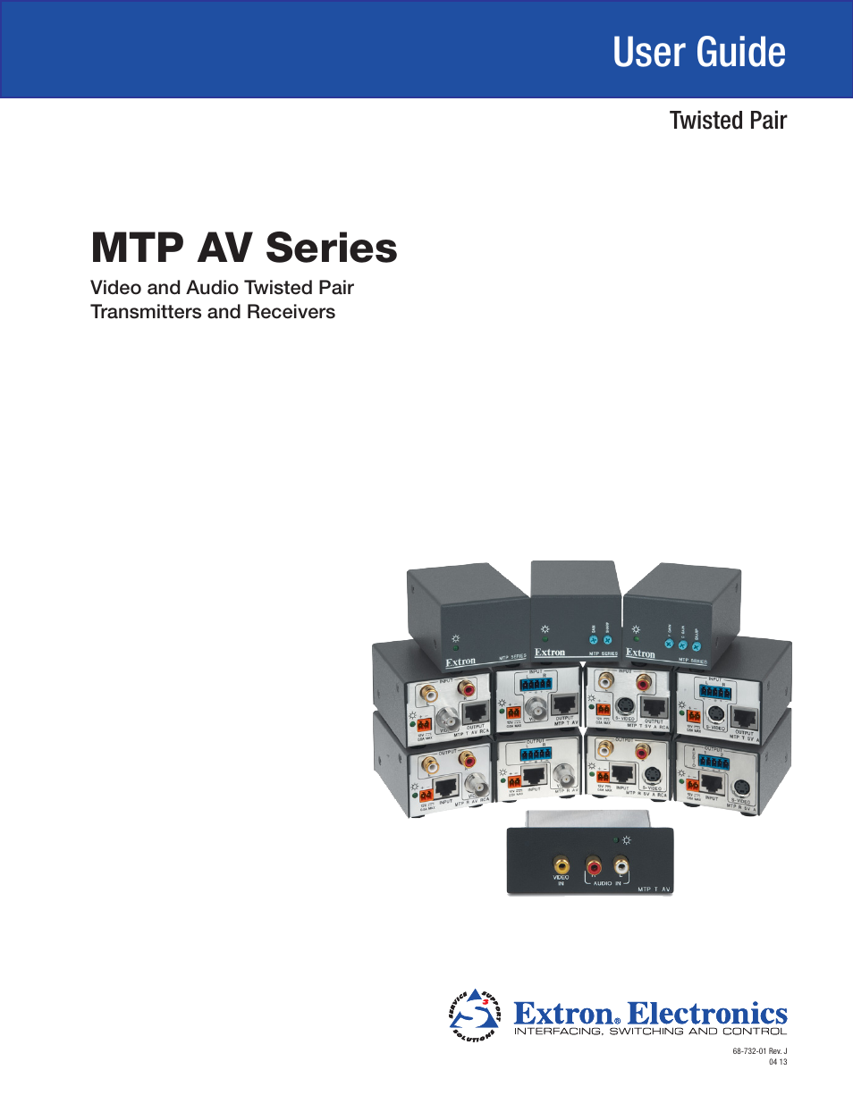 Extron Electronics MTP AV Series User Guide User Manual | 23 pages